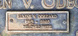 Elaine Virginia <I>Eaton</I> Odegard 