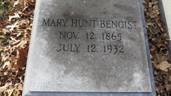 Mary Emily <I>Hunt</I> Benoist 