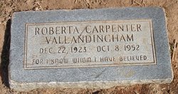 Roberta Lee <I>Carpenter</I> Vallandingham 