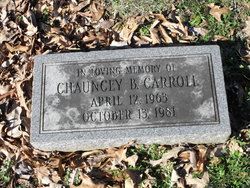 Chauncey B Carroll 