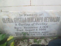 Gloria Gustilo Deocampo Reynaldo 