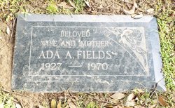 Ada Azalee <I>Holt</I> Fields 