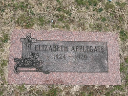 Elizabeth Ellen “Betty” <I>Walker</I> Applegate 