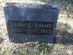 Sarah Eunice <I>Bradley</I> Adams 
