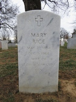Mary Elizabeth <I>Rice</I> McCune 