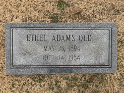 Ethel <I>Adams</I> Old 