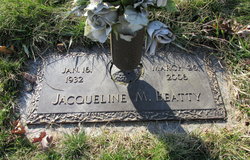 Jacqueline Mae “Jackie” <I>Boyer</I> Beatty 