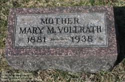 Mary Margaretha “Maggie” <I>Nicol</I> Vollrath 