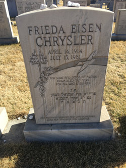 Frieda <I>Eisen</I> Chrysler 