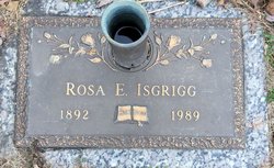 Rosa Etta <I>Smith</I> Isgrigg 