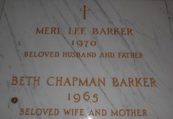 Mary Elizabeth Bessie <I>Chapman</I> Barker 