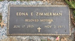 Edna Elizabeth <I>Wigginton</I> Zimmerman 