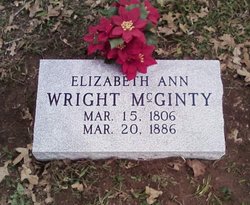 Elizabeth Ann <I>Wright</I> McGinty 