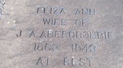 Eliza Ann Abercrombie 