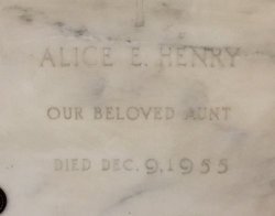 Alice Evelyn Henry 