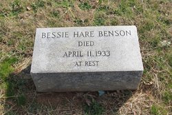 Bessie <I>Hare</I> Benson 