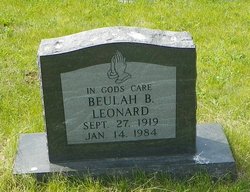 Beulah B. <I>Zook</I> Leonard 