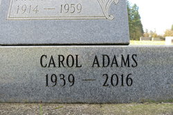 Carol <I>Anderson</I> Adams 