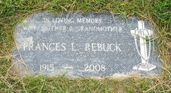 Frances Lucille <I>Fletcher</I> Rebuck 
