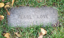 Pearl Lena “Dolly” <I>Anderson</I> Love 