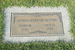 Agnes Evelyn Boone 