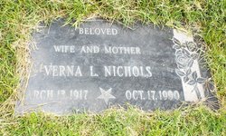 Verna Lucile <I>Bowser</I> Nichols 