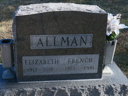 Elizabeth A. <I>Atwell</I> Allman 