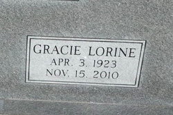Gracie Lorine <I>Britt</I> Scott 