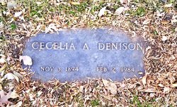 Cecelia A. <I>Carroll</I> Denison 