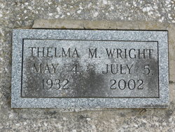 Thelma May <I>Cunningham</I> Wright 
