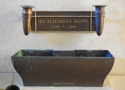 Ida Elizabeth <I>Jorgensen</I> Adams 