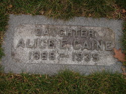 Alice E <I>Caine</I> Behrens 