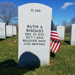 Ruth Aletha <I>Hathaway</I> Rhoads 
