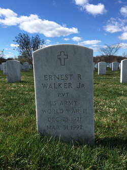 Pvt Ernest R Walker Jr.