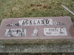 Ethel I. <I>Oakland</I> Ackland 