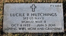 Lucile Rose “Lucy” <I>Ayd</I> Hutchings 