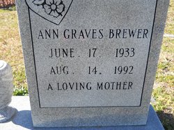 Ann <I>Graves</I> Brewer 