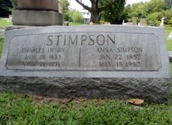 Anna Jane <I>Simpson</I> Stimpson 