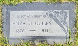 Eliza Jane <I>Wilkinson</I> Guiles 