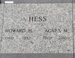 Agnes Martha <I>Gaughan</I> Hess 