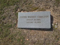 Jennie <I>Warren</I> Charlton 