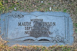 Maude Alice <I>Green</I> Vinson 