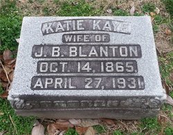 Catherine “Katie” <I>Kaye</I> Blanton 