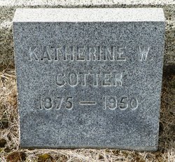 Katherine “Kate” <I>Walker</I> Cotter 