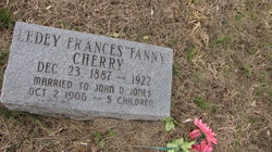 Ledey Frances “Fanny” <I>Cherry</I> Jones 