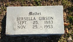 Bertha Bersella “Bursie” <I>Murry</I> Gibson 