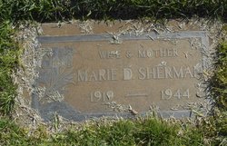 Marie Donnabelle <I>Canfield</I> Sherman 
