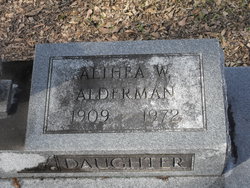 Althea W. Alderman 