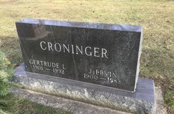 Gertrude May <I>Crull</I> Croninger 
