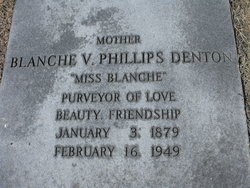 Blanche V <I>Phillips</I> Denton 